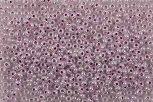 Бисер Чехия круглый 08/ 0 331- 19001 2, 9 мм 50г 37325 сиреневый алебастр