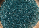 Бисер Япония MIYUKI Delica цилиндрический 11/0 5г DB-1769 игристый aqua green teal радужный с цветной линией